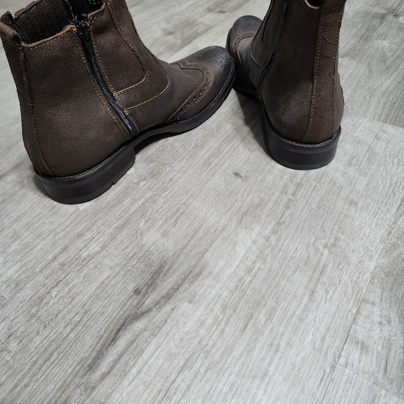 Alfani men's Distressed leather boot, 8.5M - Picture 6 of 8